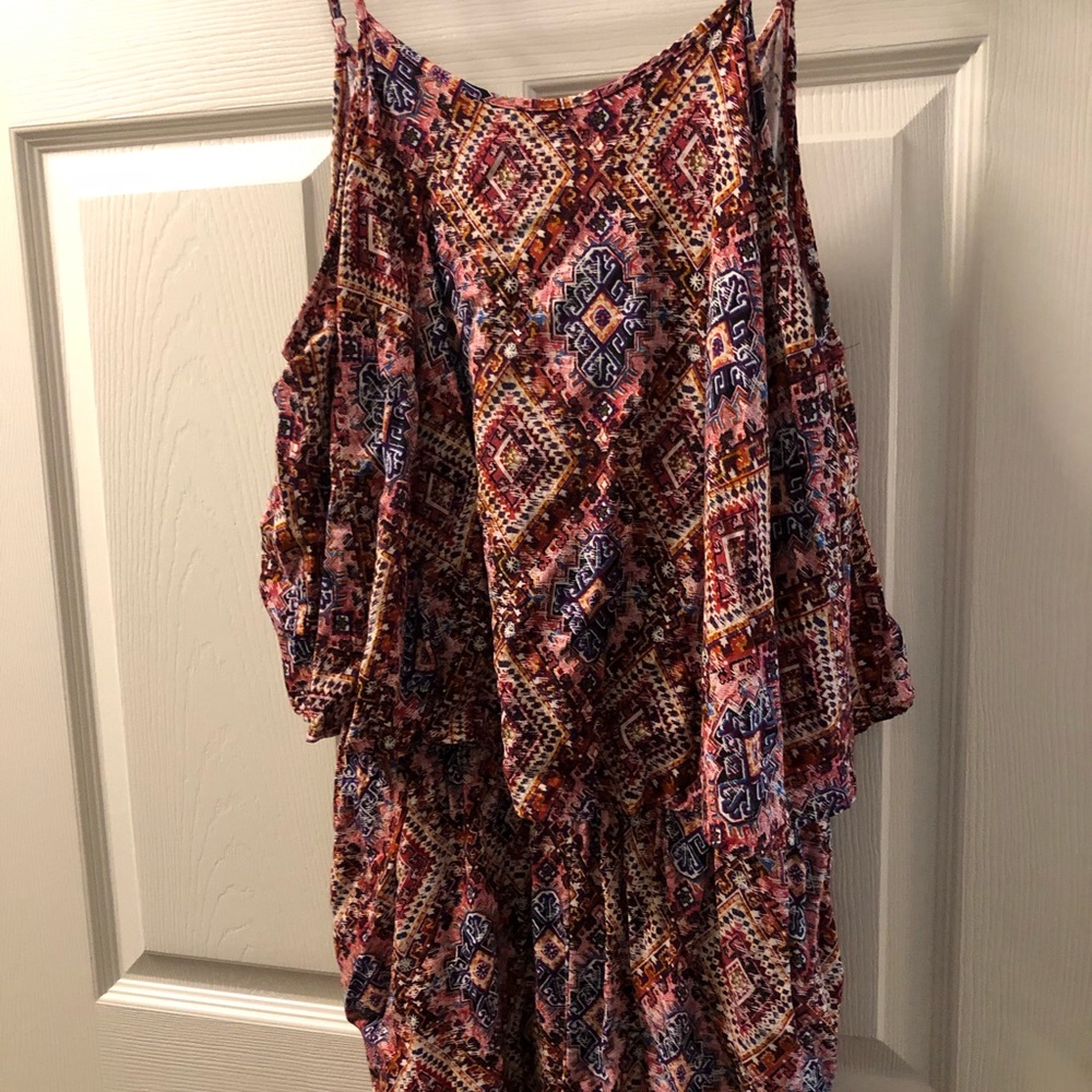 Pink Rose Romper